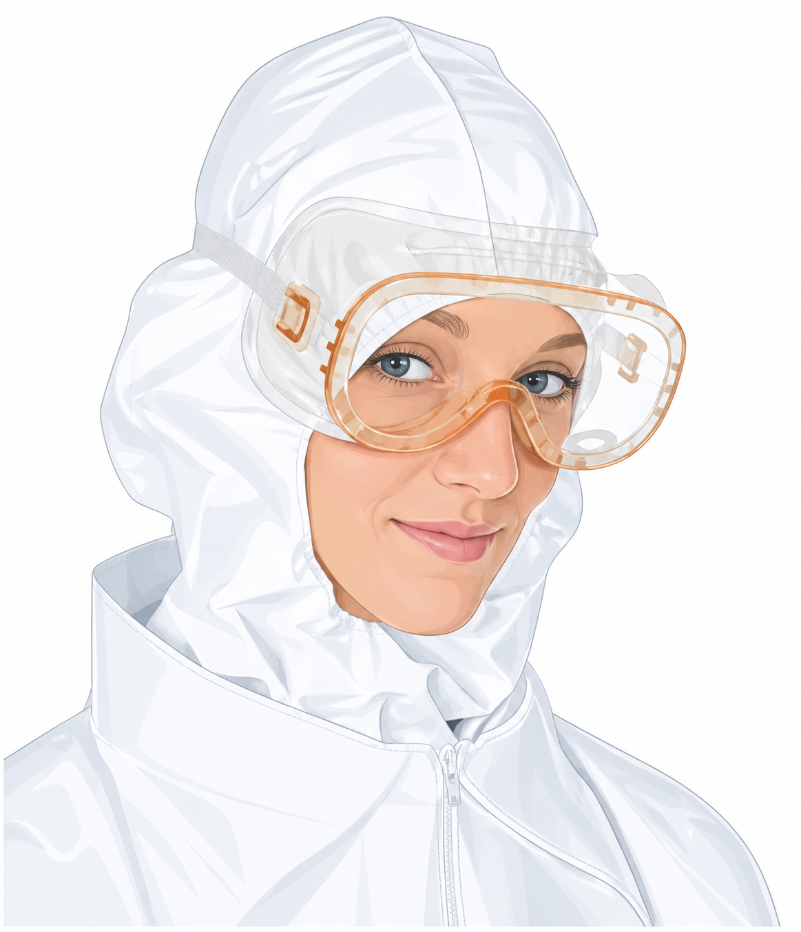 Ansell BioClean™ Vijon Goggle BVGS Sterile Clearview Single-Use Goggles (Gamma) Caja de 60 pz