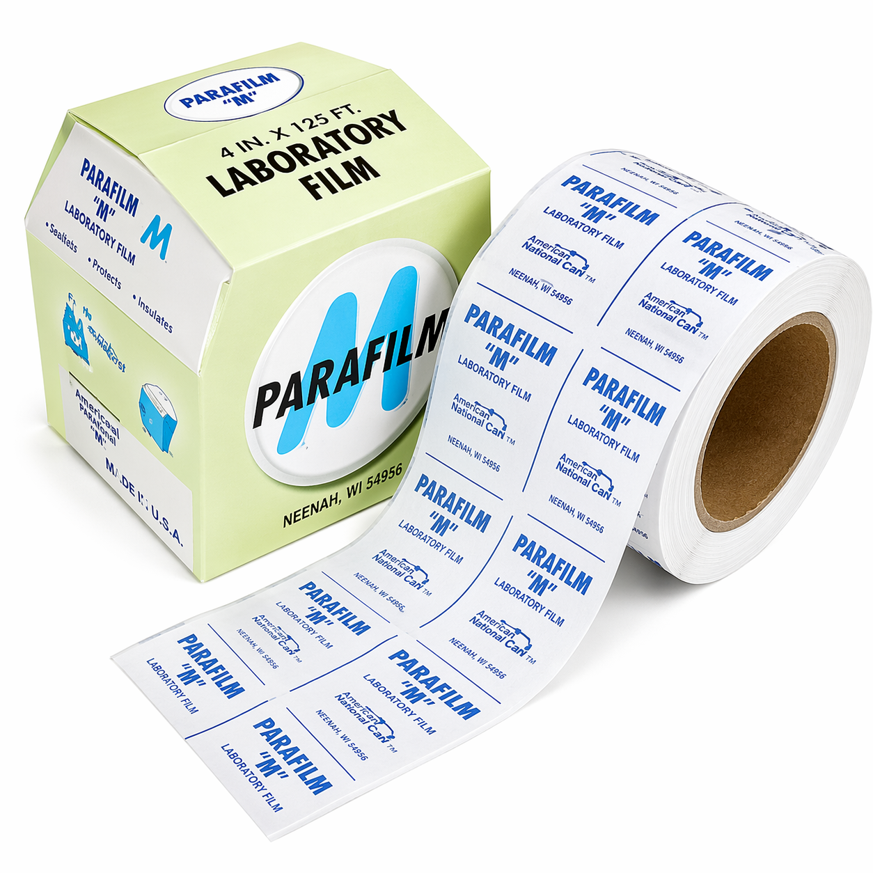 PARAFILM ® M Tamaño del rollo: 2 pulgadas × 250 pies (Ancho × Largo 5 cm × 76 m)