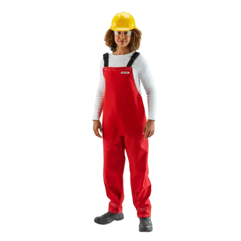 ALPHATEC 66662 BIB OVERALL RED POLY SIZE 2XL