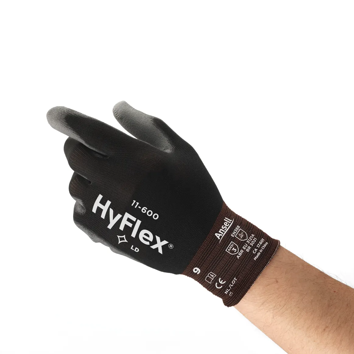HYFLEX 11600 Black NA/MX SIZE 9,0