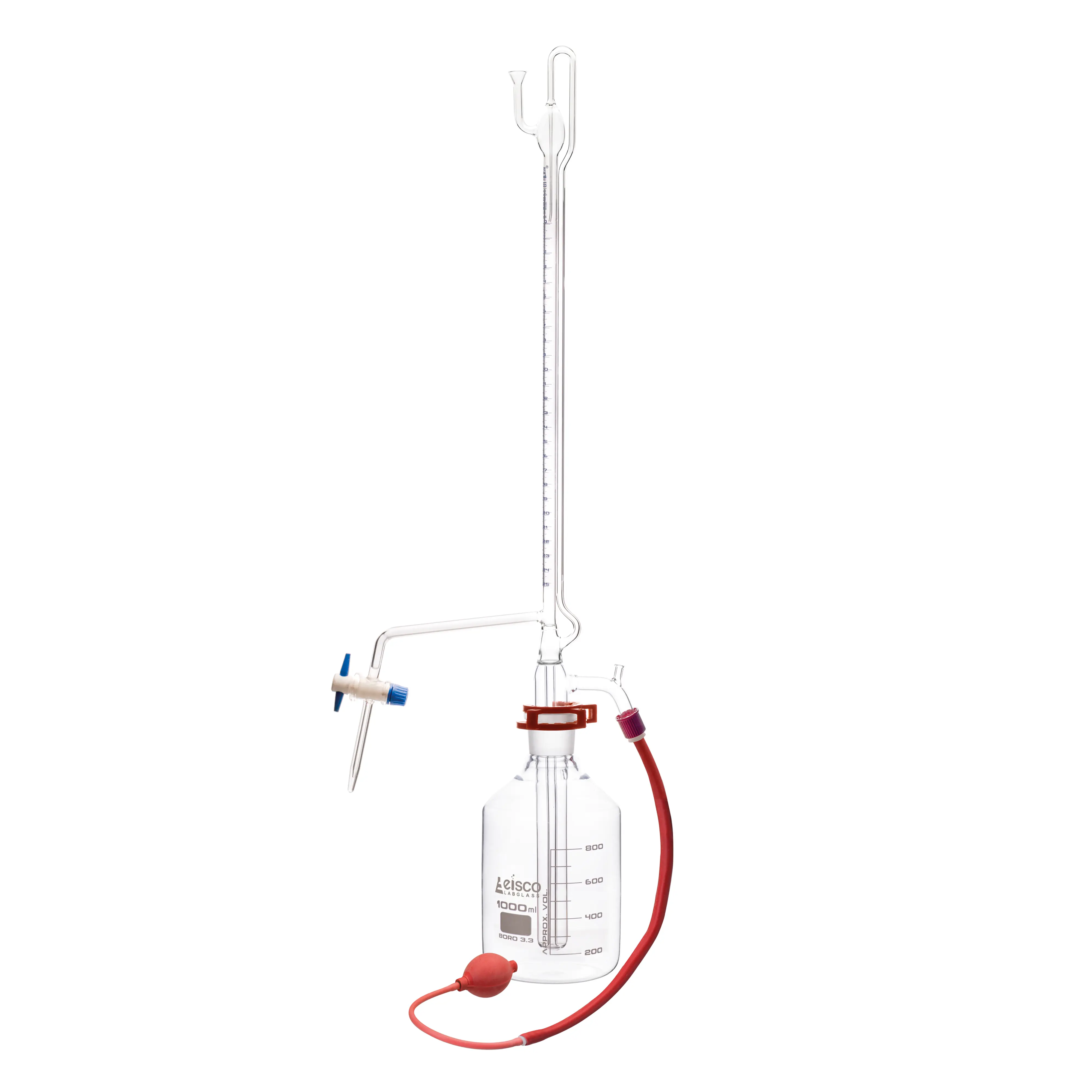 Burettes - Automatic - Glass, capacity 25ml, Sub. Div. 0.10ml Tolerance ± 0.10ml, class 'B'