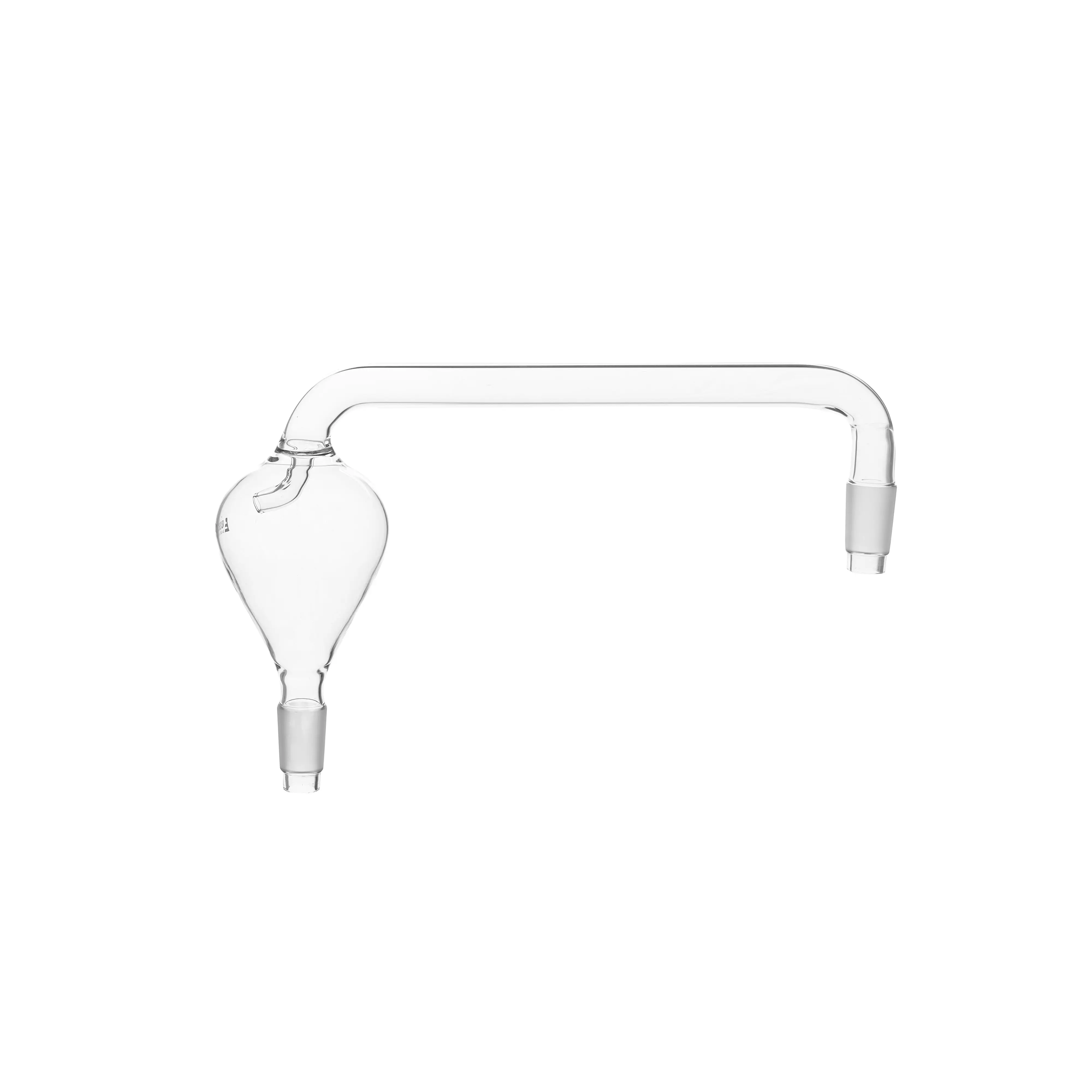 Splash Head Vertical Pear Shape, Cone size to fit flask 24/29, to fit condenser 24/29