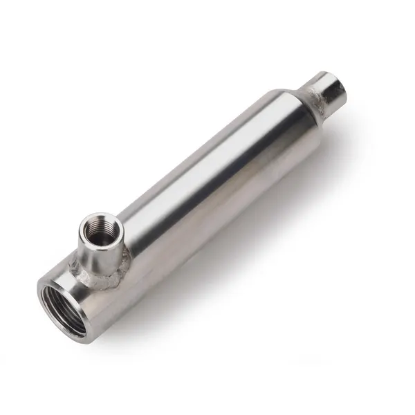Celda de flujo en ac. inox., para sensores D341x y 831x Hach