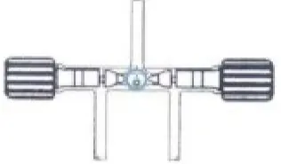 LLAVE PARA VACIO DE UN PASO RECTO 3 PASOS