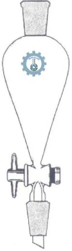 EMBUDO DE ADICCION F/SQUIBB O CON LLAVE DE VIDRIO