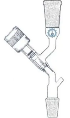 ADAPTADOR CON LLAVE DE VACIO 2 JUNTAS HEMBRA Y MACHO
