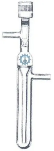 BULBO MONITOR DE FLUJO DE GAS, CON LLAVE PARA REGULAR FLUJO