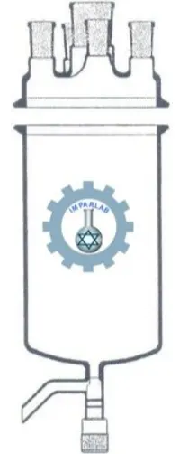 JARRA DE ADICCION CILINDRICA CON LLAVE DE DESCARGA