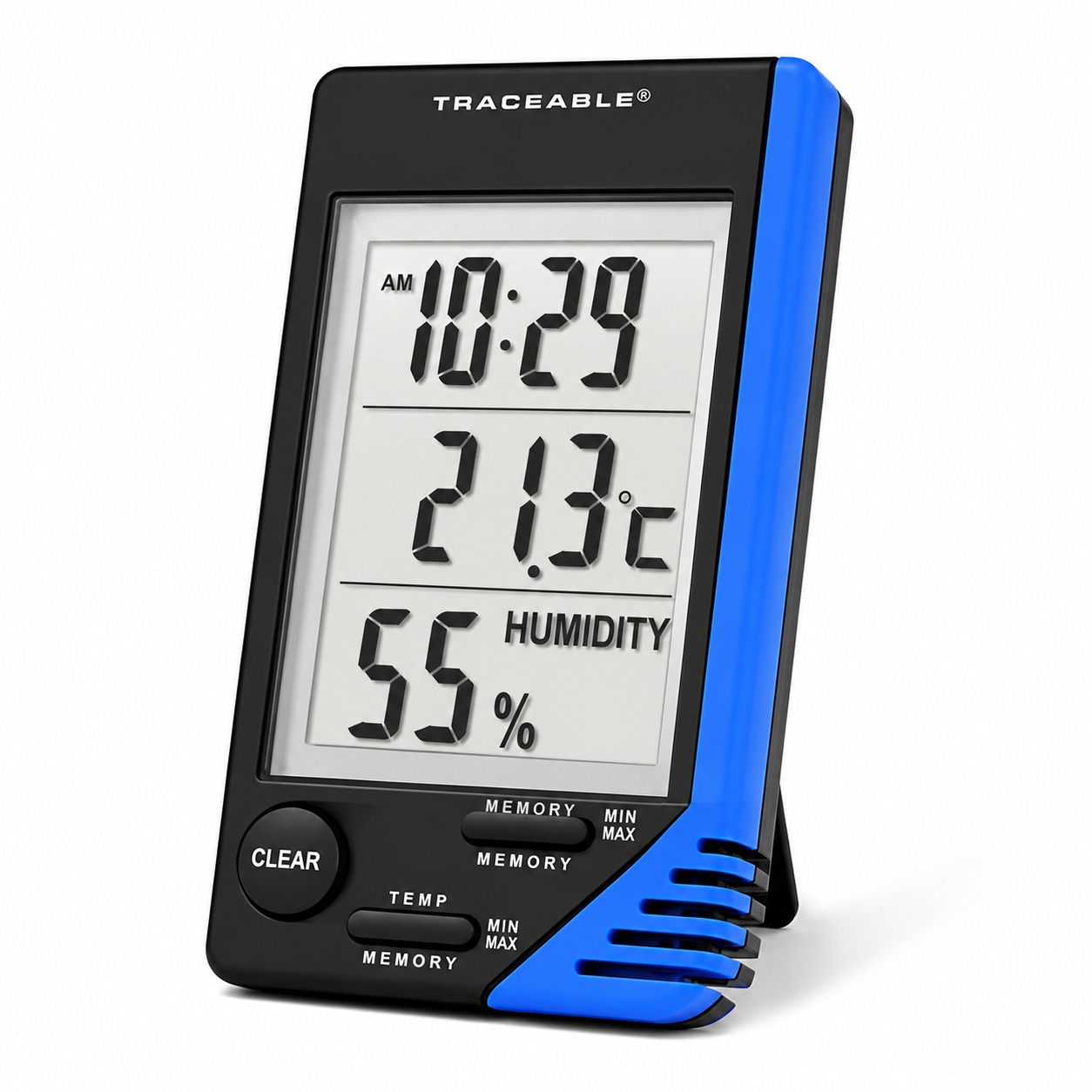 Traceable® control company TERMOHIGROMETRO C/RELOJ, MIN/MAX 0-40ºC, 20-90%RH