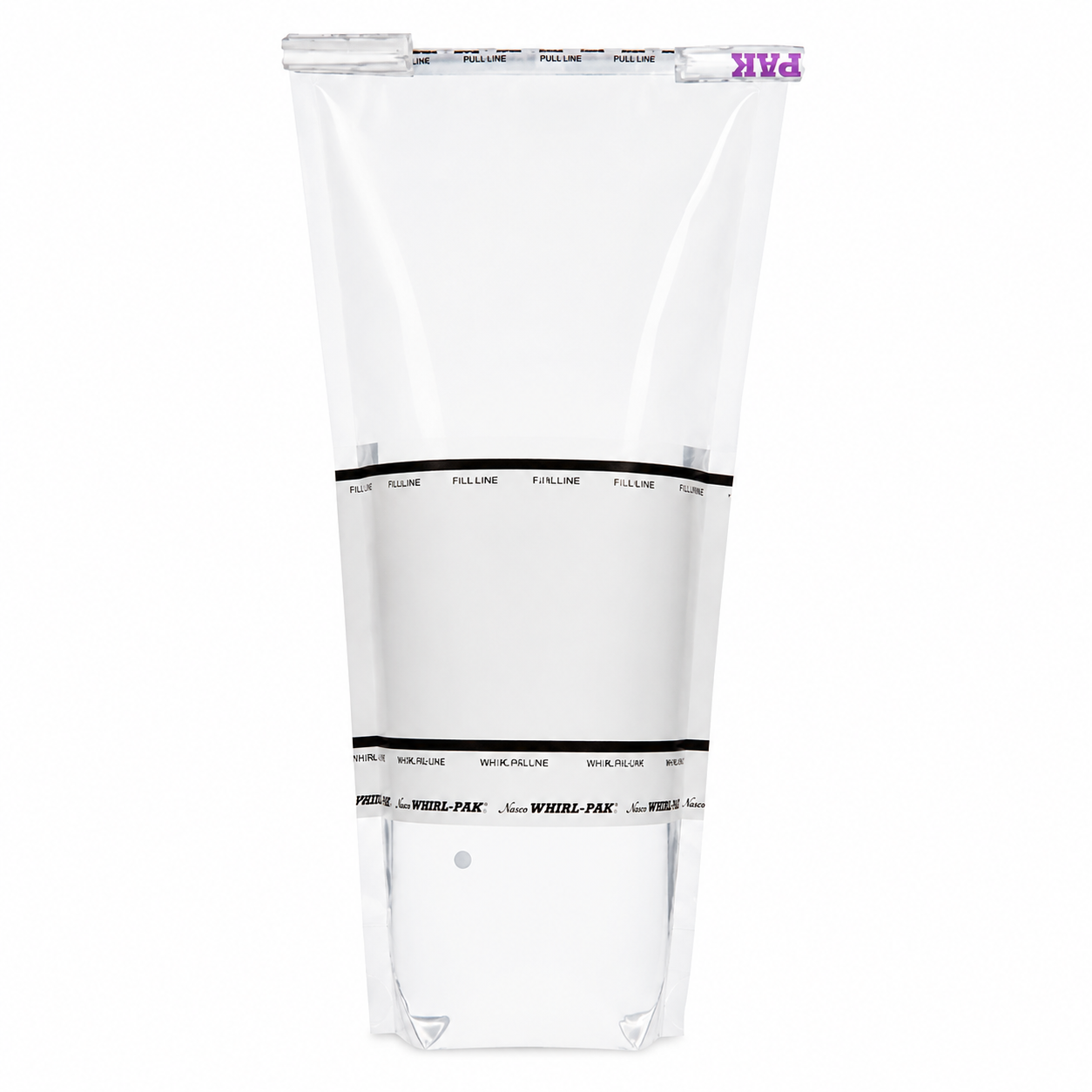 BOLSA WHIRL-PAK 34OZ (1000ML) THIO-BAG STAND-UP 15X38 CM C/100 PZAS. NASCO