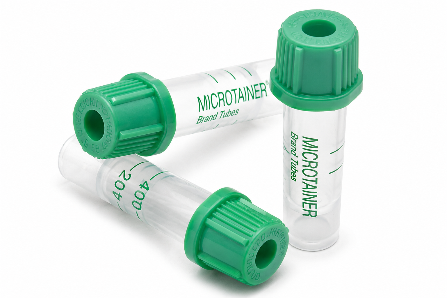 Tubo de Microcolección con Microgard PST, Tapa Verde Menta, 200 piezas